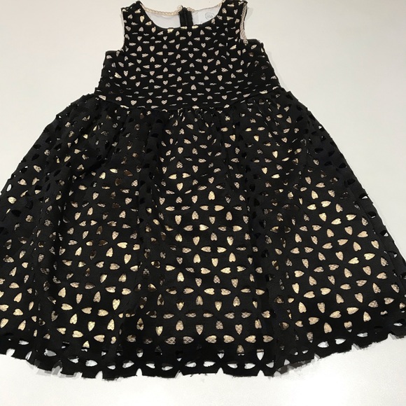 Cool Club, young ladies collection Other - COOL CLUB Girl’s Black/Gold Lining Eyelet Dress, 5-6 years